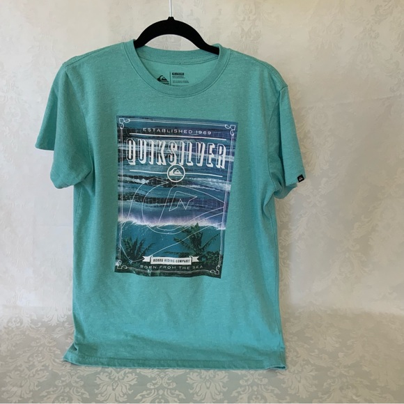 Boys Quicksilver Graphic T-Shirt - Picture 1 of 6